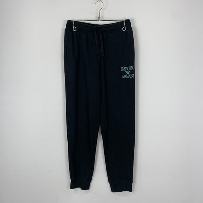 【中古品】【メンズ】 Emporio Armani エンポリオ・アルマーニ SWEAT PANTS 111873 3F571 スウェット パンツ ボトムス ジョガーパンツ 152-251201-ts-14-tei サイズ：M カラー：ブラック 万代Net店