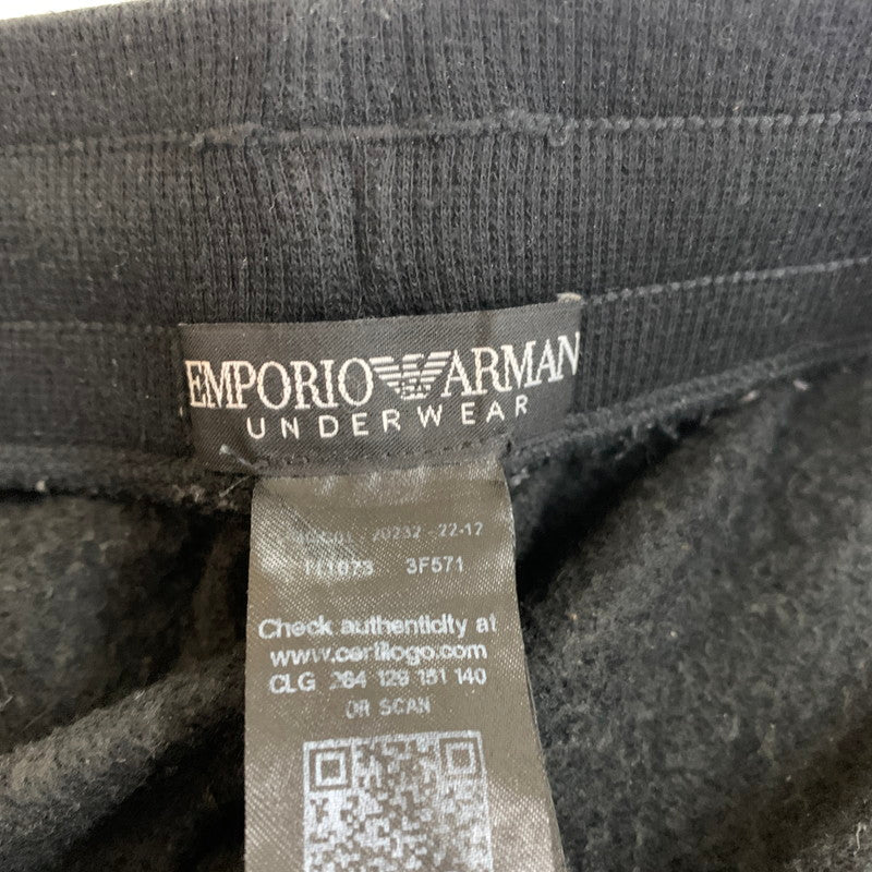 【中古品】【メンズ】 Emporio Armani エンポリオ・アルマーニ SWEAT PANTS 111873 3F571 スウェット パンツ ボトムス ジョガーパンツ 152-251201-ts-14-tei サイズ：M カラー：ブラック 万代Net店