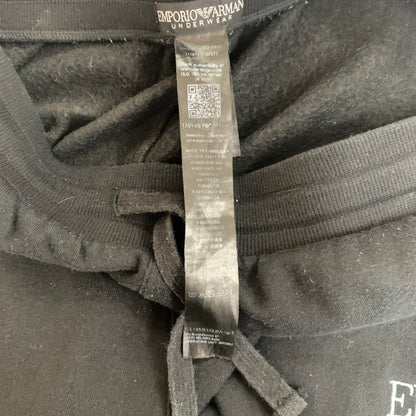 【中古品】【メンズ】 Emporio Armani エンポリオ・アルマーニ SWEAT PANTS 111873 3F571 スウェット パンツ ボトムス ジョガーパンツ 152-251201-ts-14-tei サイズ：M カラー：ブラック 万代Net店
