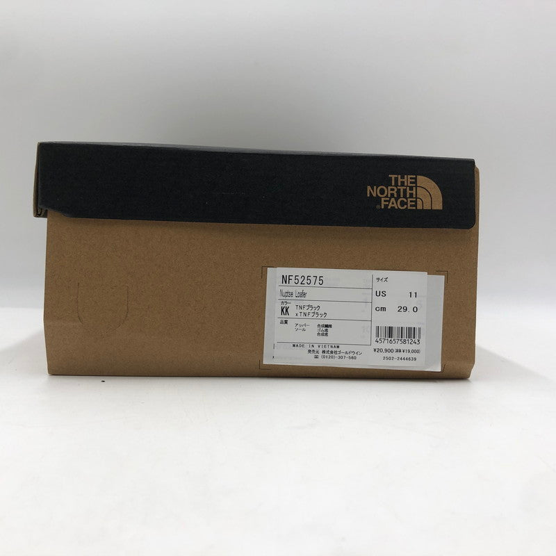 【中古美品】【メンズ】 THE NORTH FACE ザ・ノースフェイス NUPTSE LOAFER NF5257 ヌプシ ローファー 靴 164-251202-yy-06-tei カラー：TNFブラック 万代Net店