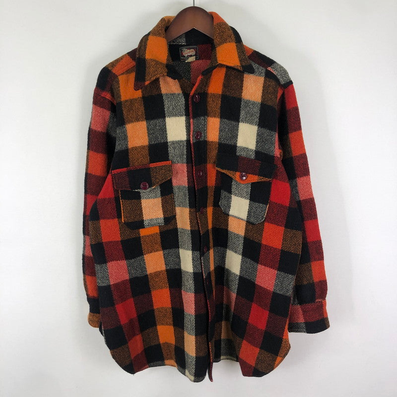 【中古品】【メンズ】 WOOLRICH ウールリッチ 50's CHECK WOOL SHIRT JACKET VINTAGE 50年代 チェック ウール シャツ ジャケット 長袖 トップス ヴィンテージ 144-251129-ks-06-tei サイズ：サイズ表記無し カラー：マルチカラー 万代Net店