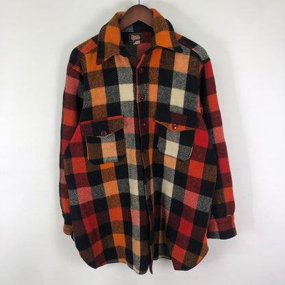 【中古品】【メンズ】 WOOLRICH ウールリッチ 50's CHECK WOOL SHIRT JACKET VINTAGE 50年代 チェック ウール シャツ ジャケット 長袖 トップス ヴィンテージ 144-251129-ks-06-tei サイズ：サイズ表記無し カラー：マルチカラー 万代Net店