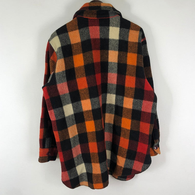 【中古品】【メンズ】 WOOLRICH ウールリッチ 50's CHECK WOOL SHIRT JACKET VINTAGE 50年代 チェック ウール シャツ ジャケット 長袖 トップス ヴィンテージ 144-251129-ks-06-tei サイズ：サイズ表記無し カラー：マルチカラー 万代Net店