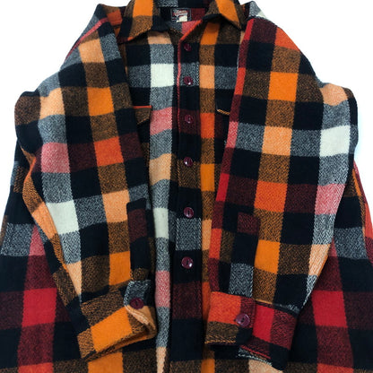 【中古品】【メンズ】 WOOLRICH ウールリッチ 50's CHECK WOOL SHIRT JACKET VINTAGE 50年代 チェック ウール シャツ ジャケット 長袖 トップス ヴィンテージ 144-251129-ks-06-tei サイズ：サイズ表記無し カラー：マルチカラー 万代Net店