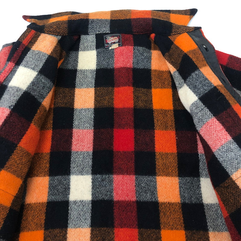 【中古品】【メンズ】 WOOLRICH ウールリッチ 50's CHECK WOOL SHIRT JACKET VINTAGE 50年代 チェック ウール シャツ ジャケット 長袖 トップス ヴィンテージ 144-251129-ks-06-tei サイズ：サイズ表記無し カラー：マルチカラー 万代Net店