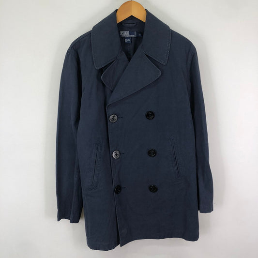 【中古品】【メンズ】 POLO RALPH LAUREN ポロ・ラルフローレン 90's COTTON P-COAT 90年代 コットン ピーコート ライトアウター 145-251130-yy-16-tei サイズ：S カラー：ネイビー 万代Net店