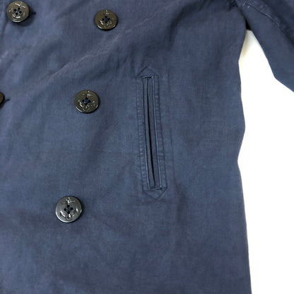 【中古品】【メンズ】 POLO RALPH LAUREN ポロ・ラルフローレン 90's COTTON P-COAT 90年代 コットン ピーコート ライトアウター 145-251130-yy-16-tei サイズ：S カラー：ネイビー 万代Net店