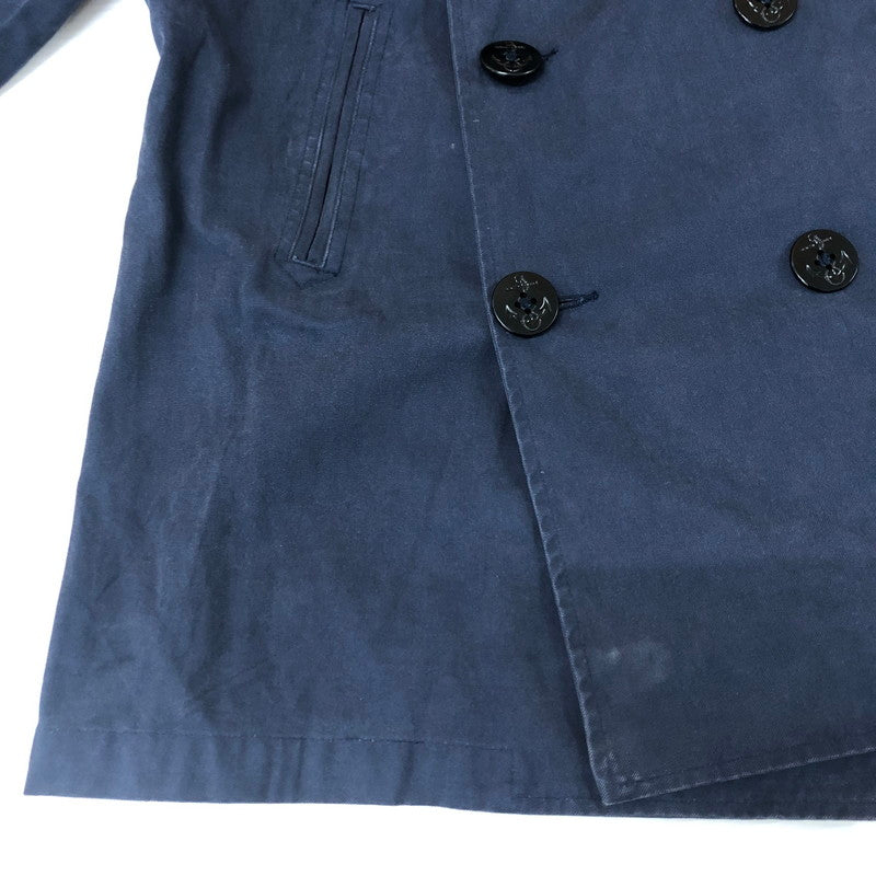 【中古品】【メンズ】 POLO RALPH LAUREN ポロ・ラルフローレン 90's COTTON P-COAT 90年代 コットン ピーコート ライトアウター 145-251130-yy-16-tei サイズ：S カラー：ネイビー 万代Net店