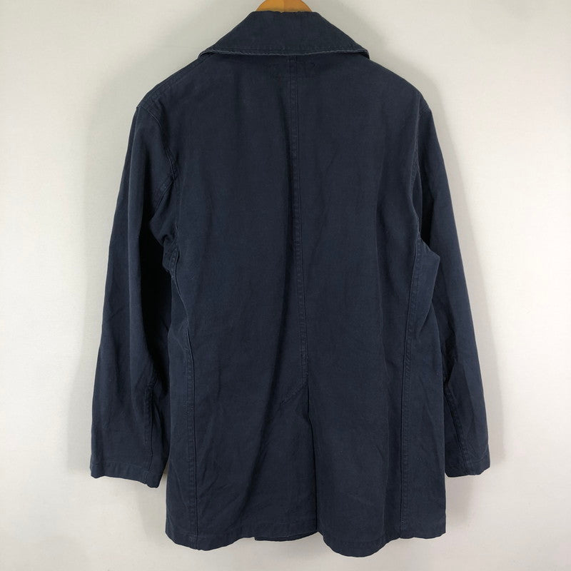 【中古品】【メンズ】 POLO RALPH LAUREN ポロ・ラルフローレン 90's COTTON P-COAT 90年代 コットン ピーコート ライトアウター 145-251130-yy-16-tei サイズ：S カラー：ネイビー 万代Net店