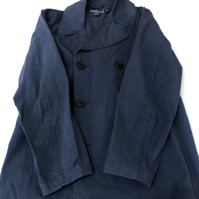 【中古品】【メンズ】 POLO RALPH LAUREN ポロ・ラルフローレン 90's COTTON P-COAT 90年代 コットン ピーコート ライトアウター 145-251130-yy-16-tei サイズ：S カラー：ネイビー 万代Net店