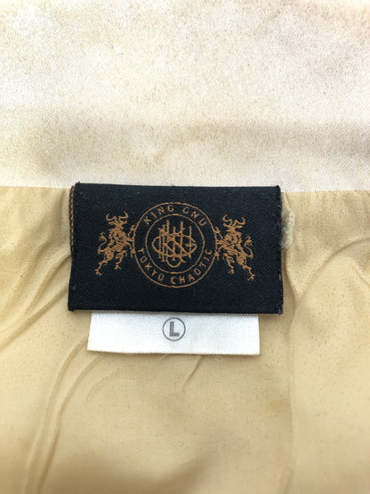【中古品】【メンズ】 King Gnu キングヌー STITCHED COACH JACKET スティッチドコーチジャケット アウター 147-260819-SH-07-hon サイズ：L カラー：シャンパンゴールド 万代Net店