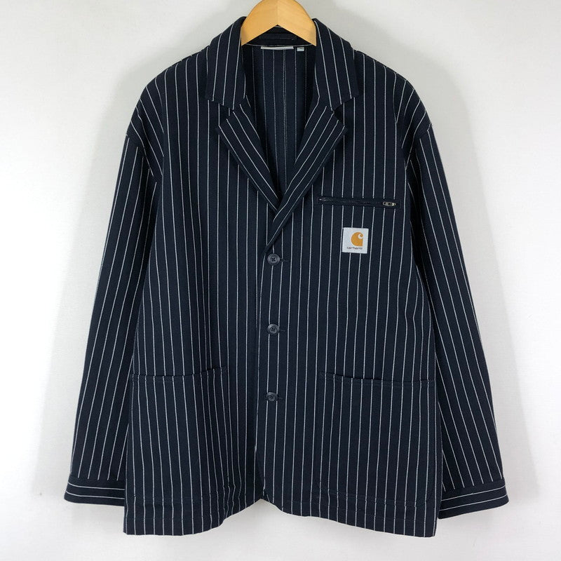 【中古品】【メンズ】 Carhartt WIP カーハート ワークインプログレス HYBRID BLAZER A232021 ハイブリッド ブレザー ライトアウター テーラードジャケット 145-251129-ks-10-tei サイズ：M カラー：Dark Navy 万代Net店