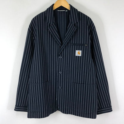 【中古品】【メンズ】 Carhartt WIP カーハート ワークインプログレス HYBRID BLAZER A232021 ハイブリッド ブレザー ライトアウター テーラードジャケット 145-251129-ks-10-tei サイズ：M カラー：Dark Navy 万代Net店
