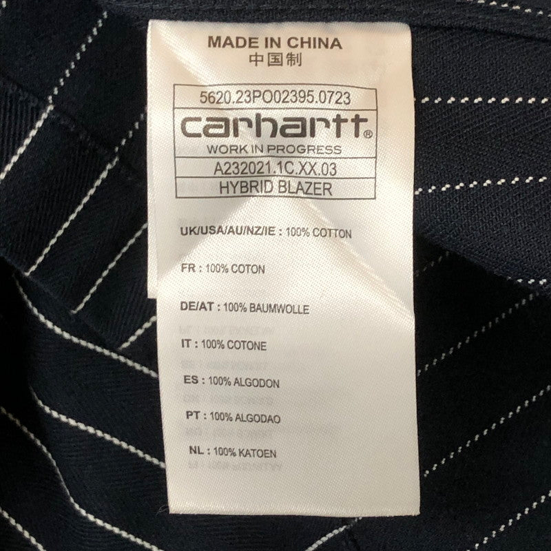 【中古品】【メンズ】 Carhartt WIP カーハート ワークインプログレス HYBRID BLAZER A232021 ハイブリッド ブレザー ライトアウター テーラードジャケット 145-251129-ks-10-tei サイズ：M カラー：Dark Navy 万代Net店