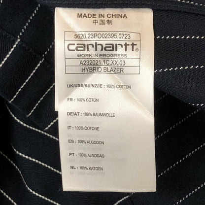 【中古品】【メンズ】 Carhartt WIP カーハート ワークインプログレス HYBRID BLAZER A232021 ハイブリッド ブレザー ライトアウター テーラードジャケット 145-251129-ks-10-tei サイズ：M カラー：Dark Navy 万代Net店