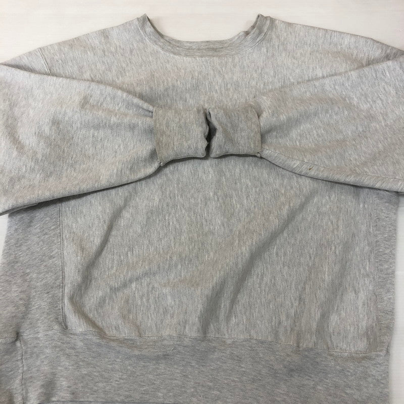【現状渡し品】【メンズ】 Champion チャンピオン 90's REVERSE WEAVE SWEAT SHIRT 90年代 リバースウィーブ スウェットシャツ トップス トレーナー 145-251129-ks-13-tei サイズ：XL カラー：グレー 万代Net店