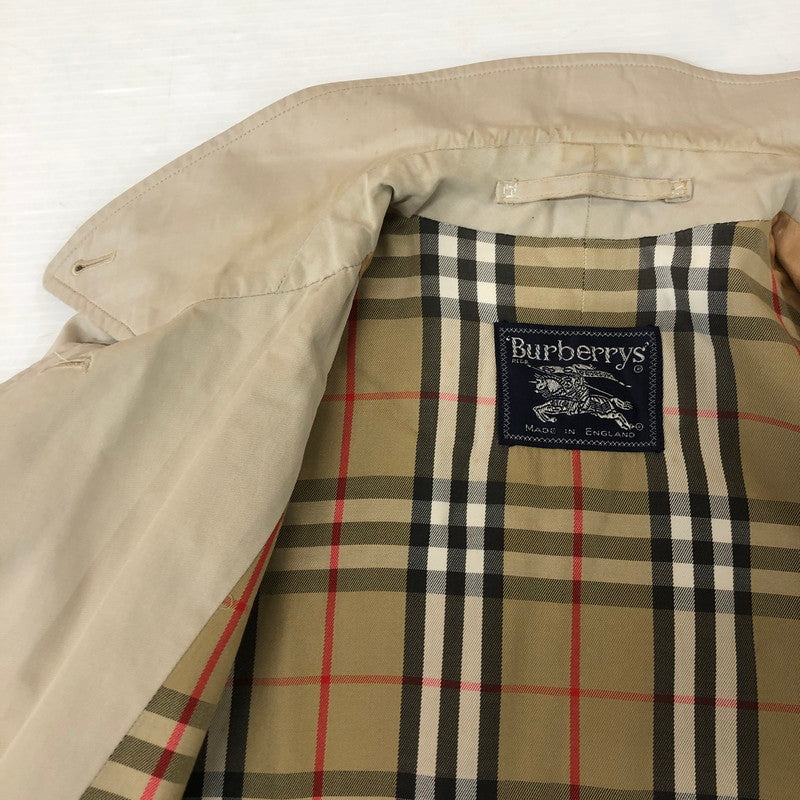 【中古品】【メンズ】 Burberrys バーバリーズ 90's Balmacaan Coat 90年代 バルマカーンコート ライトアウター ステンカラーコート ライトアウター 141-251129-ks-01-tei サイズ：16LONG カラー：ベージュ 万代Net店