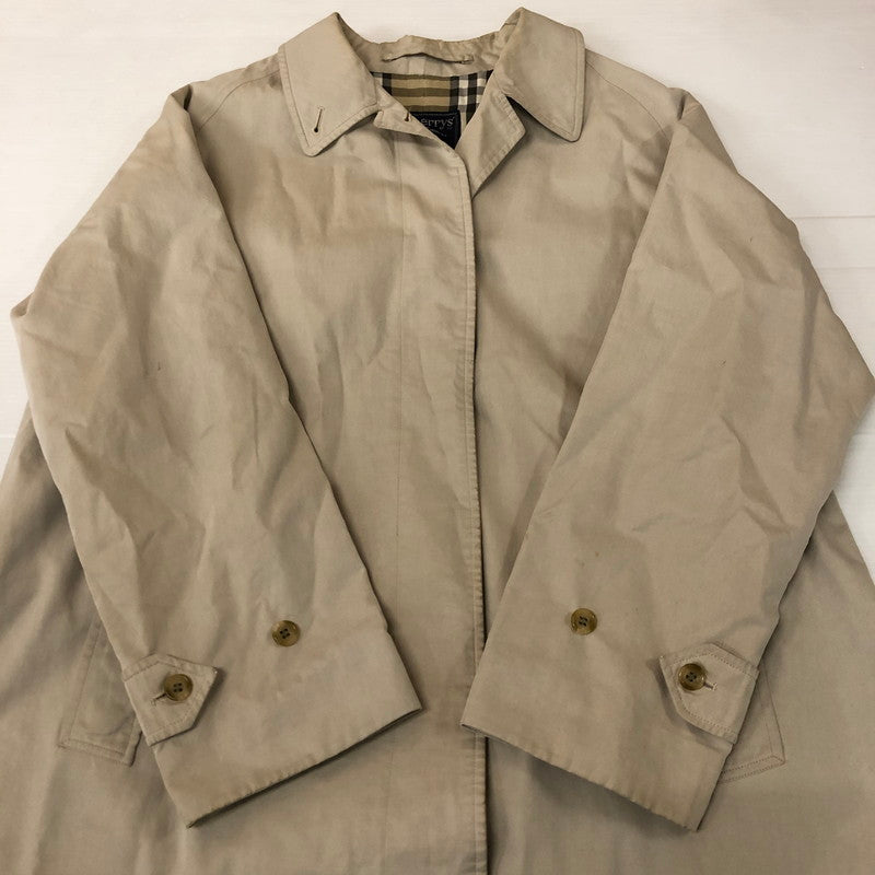 【中古品】【メンズ】 Burberrys バーバリーズ 90's Balmacaan Coat 90年代 バルマカーンコート ライトアウター ステンカラーコート ライトアウター 141-251129-ks-01-tei サイズ：16LONG カラー：ベージュ 万代Net店