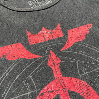 【中古品】【メンズ】 UNKNOWN USED 00's FULLMETAL ALCHEMIST TEE 00年代 鋼の錬金術師 Tシャツ 半袖 トップス フラメルの十字架 145-251129-ks-11-tei サイズ：L カラー：ブラック 万代Net店