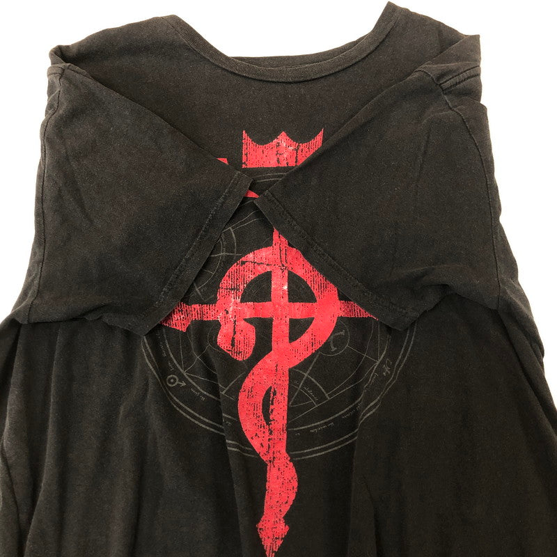 【中古品】【メンズ】 UNKNOWN USED 00's FULLMETAL ALCHEMIST TEE 00年代 鋼の錬金術師 Tシャツ 半袖 トップス フラメルの十字架 145-251129-ks-11-tei サイズ：L カラー：ブラック 万代Net店