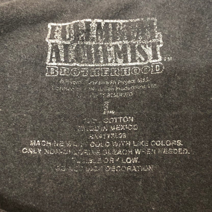 【中古品】【メンズ】 UNKNOWN USED 00's FULLMETAL ALCHEMIST TEE 00年代 鋼の錬金術師 Tシャツ 半袖 トップス フラメルの十字架 145-251129-ks-11-tei サイズ：L カラー：ブラック 万代Net店