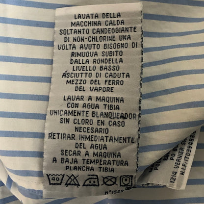 【中古品】【メンズ】 RALPH LAUREN ラルフローレン 90's STRIPE L/S SHIRT 90年代 ストライプ ロングスリーブ シャツ 長袖 トップス 147-251129-ks-17-tei サイズ：XL カラー：ブルーホワイト 万代Net店