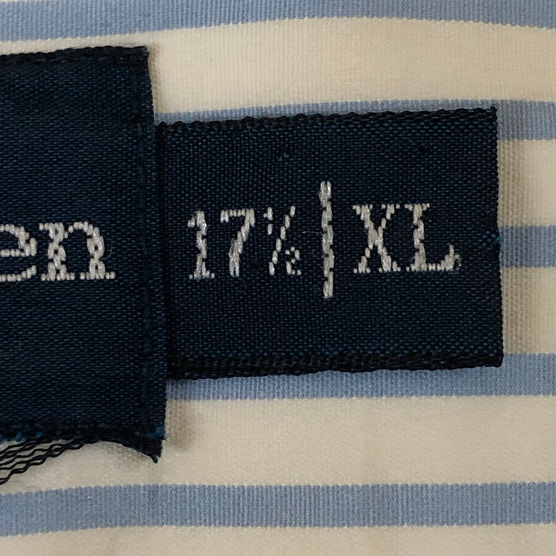 【中古品】【メンズ】 RALPH LAUREN ラルフローレン 90's STRIPE L/S SHIRT 90年代 ストライプ ロングスリーブ シャツ 長袖 トップス 147-251129-ks-17-tei サイズ：XL カラー：ブルーホワイト 万代Net店