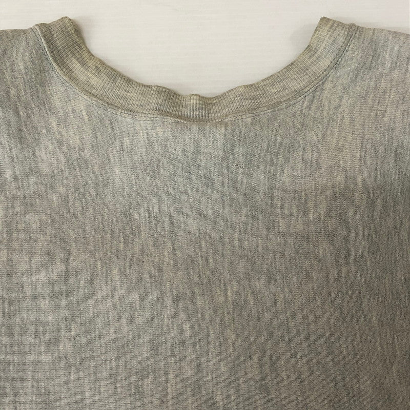 【ジャンク品】【メンズ】 Champion チャンピオン 90's REVERSE WEAVE SWEAT SHIRT 90年代 リバースウィーブ スウェットシャツ トップス トレーナー USA製 145-251129-ks-15-tei サイズ：XXL カラー：グレー 万代Net店