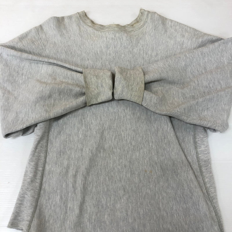 【ジャンク品】【メンズ】 Champion チャンピオン 90's REVERSE WEAVE SWEAT SHIRT 90年代 リバースウィーブ スウェットシャツ トップス トレーナー USA製 145-251129-ks-15-tei サイズ：XXL カラー：グレー 万代Net店