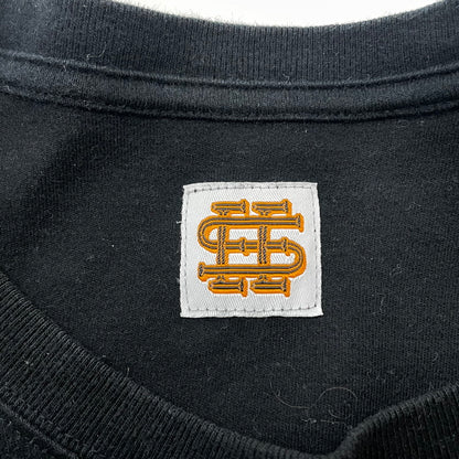 【中古品】【メンズ】 SEE SEE シーシー BASIC LS TEE ベーシック ロングスリーブ Tシャツ 長袖 トップス 142-251204-yy-10-tei サイズ：XXXXL カラー：ブラック 万代Net店