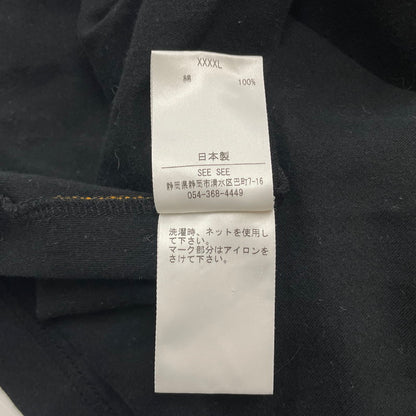 【中古品】【メンズ】 SEE SEE シーシー BASIC LS TEE ベーシック ロングスリーブ Tシャツ 長袖 トップス 142-251204-yy-10-tei サイズ：XXXXL カラー：ブラック 万代Net店