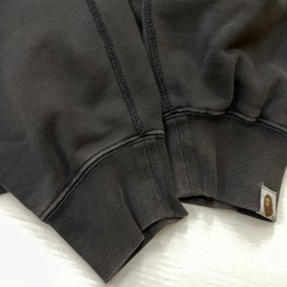 【中古品】【メンズ】 A BATHING APE アベイシングエイプ OVERDYE CREWNECK 001SWJ701005I オーバーダイ クルーネック トップス スウェット トレーナー 142-251204-yy-07-tei サイズ：L カラー：ブラック 万代Net店