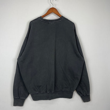 【中古品】【メンズ】 A BATHING APE アベイシングエイプ OVERDYE CREWNECK 001SWJ701005I オーバーダイ クルーネック トップス スウェット トレーナー 142-251204-yy-07-tei サイズ：L カラー：ブラック 万代Net店
