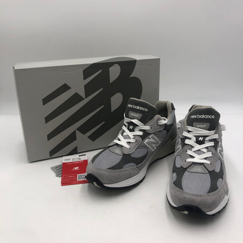 【中古美品】【メンズ】 NEW BALANCE ニューバランス U992GY MADE IN USA スニーカー 靴 162-251203-ks-07-tei カラー：グレー 万代Net店