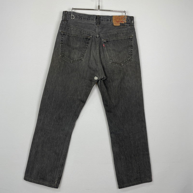 【現状渡し品】【メンズ】 Levi's リーバイス 501 90's DENIM PANT 501-0658 90年代 先染めデニムパンツ ボトムス ジーンズ ボタン裏刻印 653 156-251204-yy-28-tei サイズ：32 カラー：ブラック 万代Net店