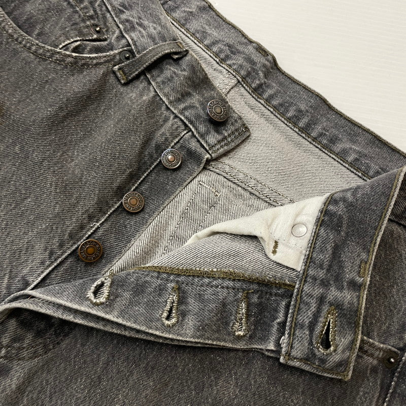 【現状渡し品】【メンズ】 Levi's リーバイス 501 90's DENIM PANT 501-0658 90年代 先染めデニムパンツ ボトムス ジーンズ ボタン裏刻印 653 156-251204-yy-28-tei サイズ：32 カラー：ブラック 万代Net店