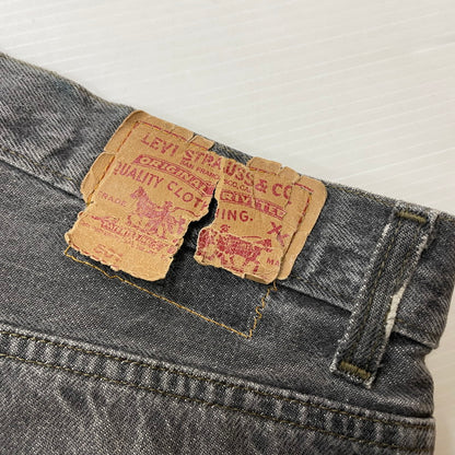 【現状渡し品】【メンズ】 Levi's リーバイス 501 90's DENIM PANT 501-0658 90年代 先染めデニムパンツ ボトムス ジーンズ ボタン裏刻印 653 156-251204-yy-28-tei サイズ：32 カラー：ブラック 万代Net店