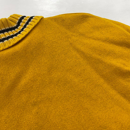 【現状渡し品】【メンズ】 WHITING ホワイティング 60's VARSITY JACKET VINTAGE 60年代 ヴァーシティ ジャケット ライトアウター スタジャン ヴィンテージ 145-251204-yy-19-tei サイズ：44 カラー：イエロー 万代Net店