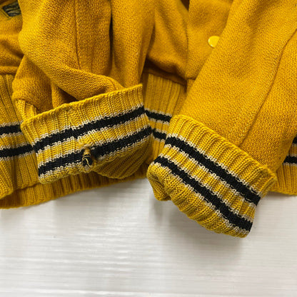 【現状渡し品】【メンズ】 WHITING ホワイティング 60's VARSITY JACKET VINTAGE 60年代 ヴァーシティ ジャケット ライトアウター スタジャン ヴィンテージ 145-251204-yy-19-tei サイズ：44 カラー：イエロー 万代Net店