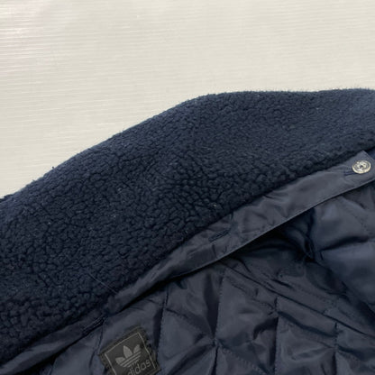 【中古品】【メンズ】 adidas アディダス TREFOIL WOOL JACKET 169970 トレフォイル ウールジャケット ライトアウター 148-251204-yy-21-tei サイズ：XO カラー：ネイビー 万代Net店