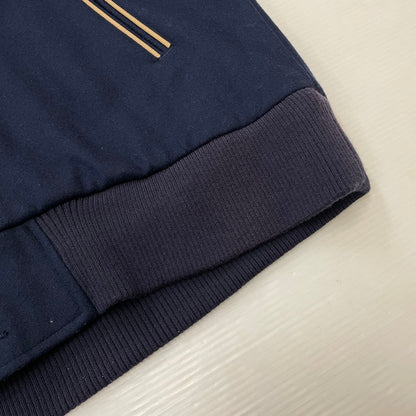 【中古品】【メンズ】 adidas アディダス TREFOIL WOOL JACKET 169970 トレフォイル ウールジャケット ライトアウター 148-251204-yy-21-tei サイズ：XO カラー：ネイビー 万代Net店