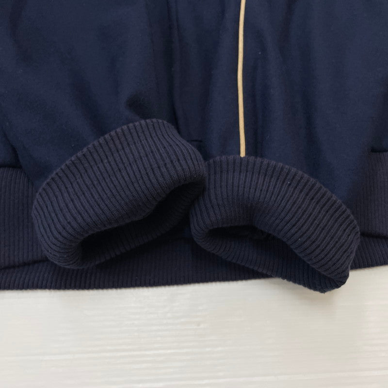 【中古品】【メンズ】 adidas アディダス TREFOIL WOOL JACKET 169970 トレフォイル ウールジャケット ライトアウター 148-251204-yy-21-tei サイズ：XO カラー：ネイビー 万代Net店