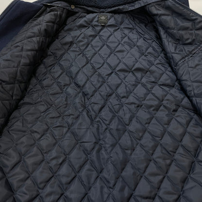 【中古品】【メンズ】 adidas アディダス TREFOIL WOOL JACKET 169970 トレフォイル ウールジャケット ライトアウター 148-251204-yy-21-tei サイズ：XO カラー：ネイビー 万代Net店