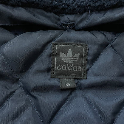 【中古品】【メンズ】 adidas アディダス TREFOIL WOOL JACKET 169970 トレフォイル ウールジャケット ライトアウター 148-251204-yy-21-tei サイズ：XO カラー：ネイビー 万代Net店