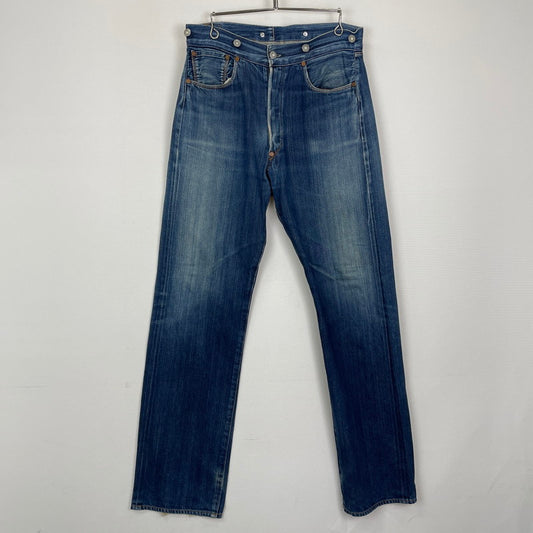 【現状渡し品】【メンズ】 Levi's リーバイス 501XX 1ST BLUE JEAN 125-0024 1ST ブルージーン 復刻 ボトムス デニム USA製 ボタン裏刻印 555 156-251204-yy-26-tei サイズ：33 カラー：インディゴ 万代Net店