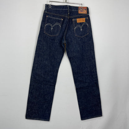 【中古品】【メンズ】 SAMURAI JEANS サムライジーンズ × UNIQUE JEAN STORE ユニークジーンストア 別注 コラボ DENIM PANTS S0210XJ-UJS40TH デニムパンツ 蝦夷ジーンズ第10弾 40TH ボトムス ジーンズ 156-251204-yy-29-tei サイズ：31 カラー：インディゴ 万代Net店