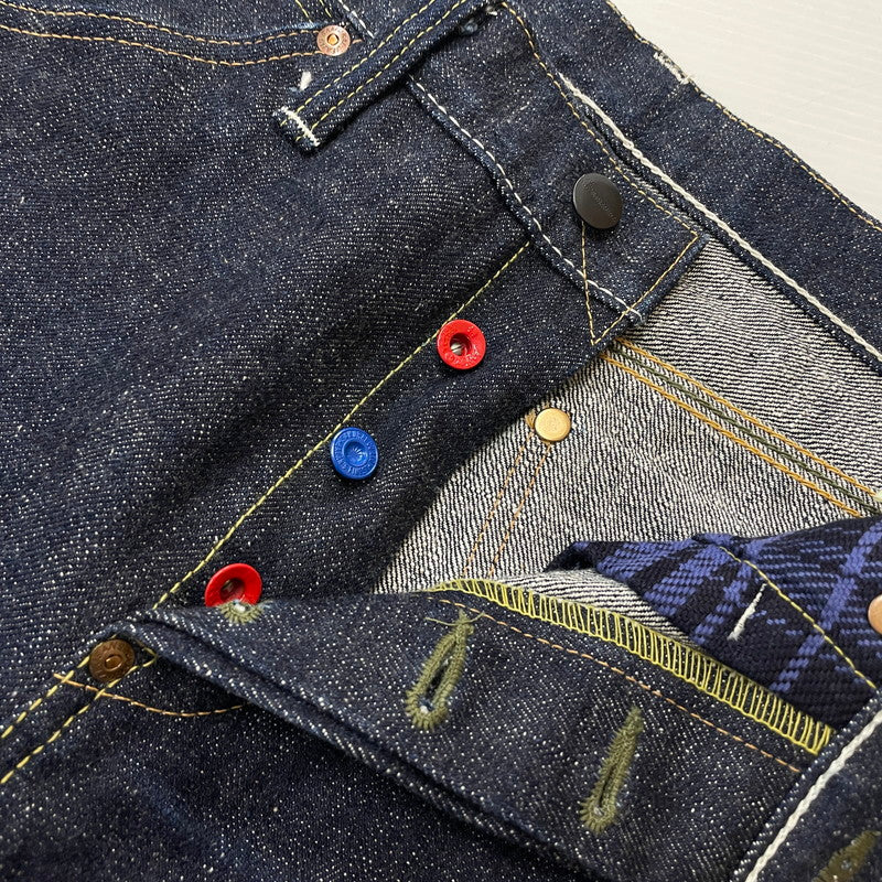 【中古品】【メンズ】 SAMURAI JEANS サムライジーンズ × UNIQUE JEAN STORE ユニークジーンストア 別注 コラボ DENIM PANTS S0210XJ-UJS40TH デニムパンツ 蝦夷ジーンズ第10弾 40TH ボトムス ジーンズ 156-251204-yy-29-tei サイズ：31 カラー：インディゴ 万代Net店