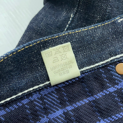 【中古品】【メンズ】 SAMURAI JEANS サムライジーンズ × UNIQUE JEAN STORE ユニークジーンストア 別注 コラボ DENIM PANTS S0210XJ-UJS40TH デニムパンツ 蝦夷ジーンズ第10弾 40TH ボトムス ジーンズ 156-251204-yy-29-tei サイズ：31 カラー：インディゴ 万代Net店