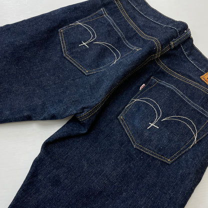 【中古品】【メンズ】 SAMURAI JEANS サムライジーンズ × UNIQUE JEAN STORE ユニークジーンストア 別注 コラボ DENIM PANTS EZO511XX デニムパンツ 蝦夷ジーンズ ボトムス ジーンズ 156-251204-yy-30-tei サイズ：31 カラー：インディゴ 万代Net店