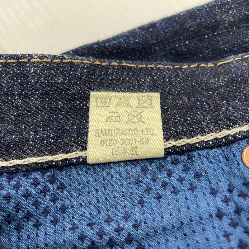 【中古品】【メンズ】 SAMURAI JEANS サムライジーンズ × UNIQUE JEAN STORE ユニークジーンストア 別注 コラボ DENIM PANTS EZO511XX デニムパンツ 蝦夷ジーンズ ボトムス ジーンズ 156-251204-yy-30-tei サイズ：31 カラー：インディゴ 万代Net店